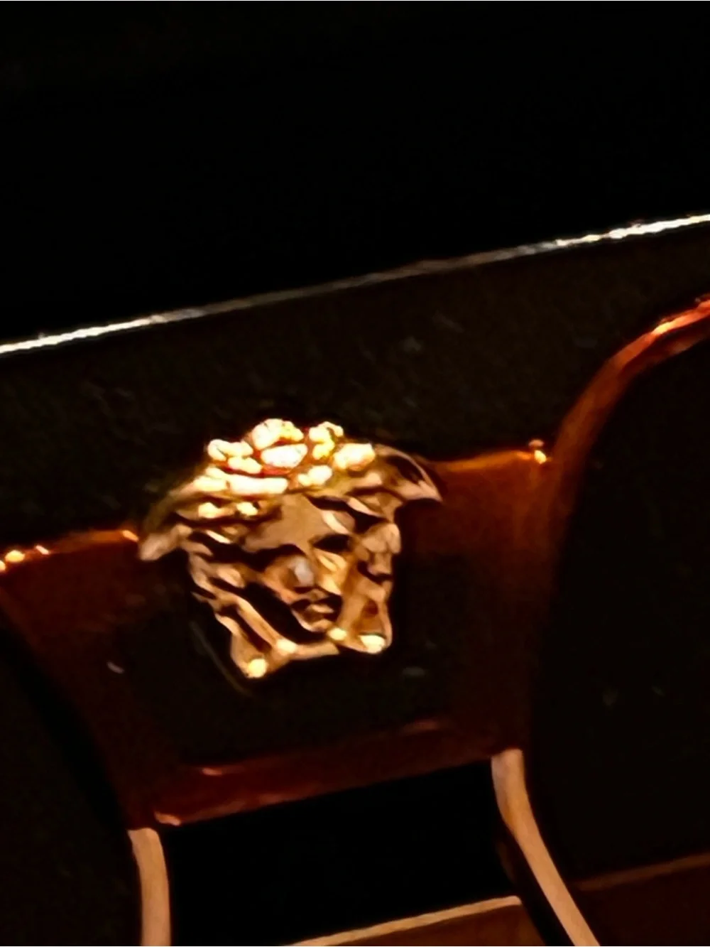 Versace brown thick upscale